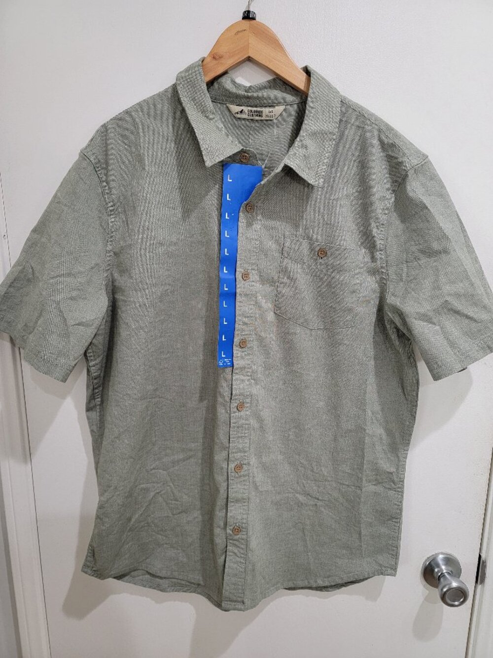Colorado Clothing Men's Short Sleeve Woven Shirt